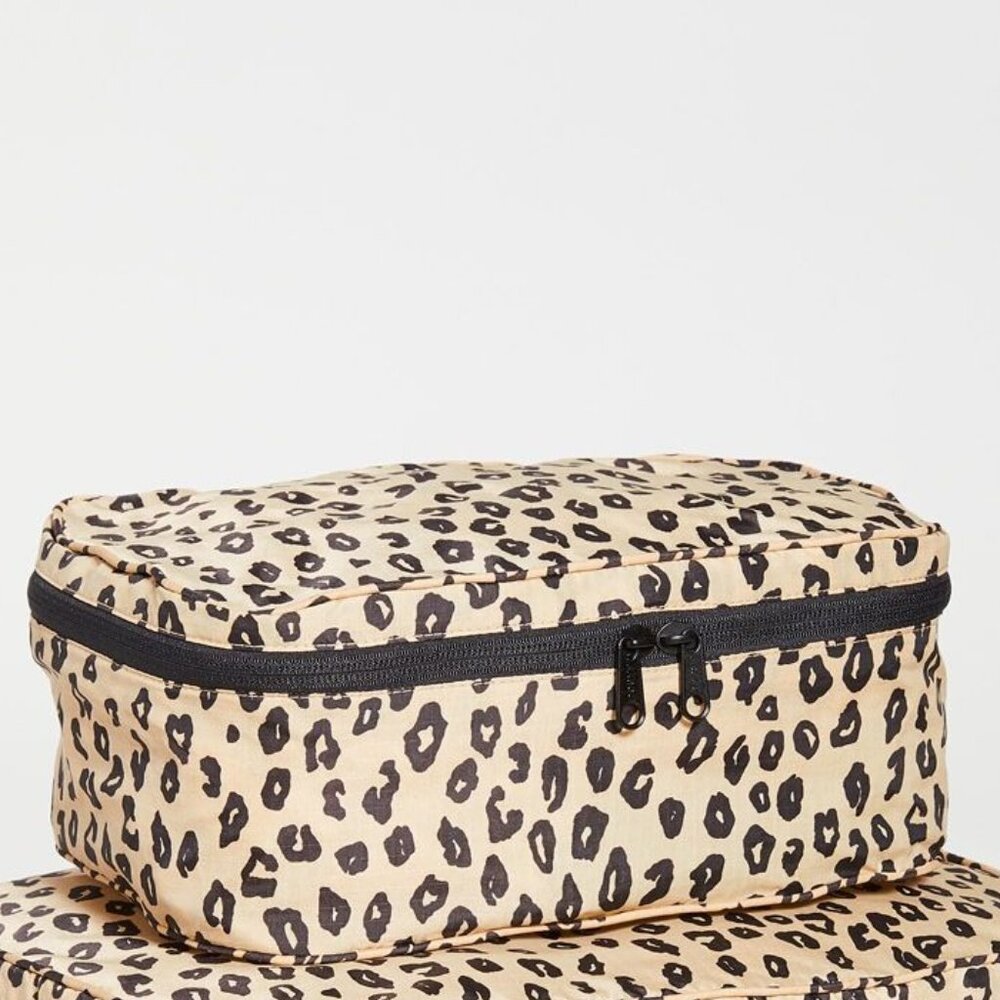 NWOT Baggu Packing Cube Small - Honey Leopard - Picture 3 of 5